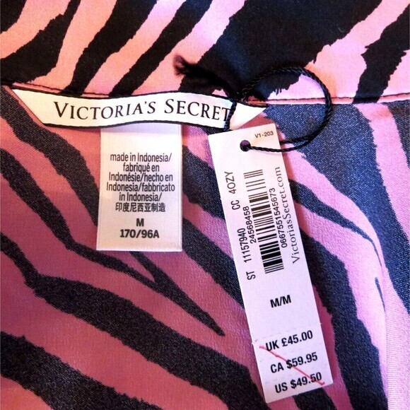 VICTORIA'S SECRET Afterhours Satin Sleep Top Size M Made in Indonesia. - Picture 7 of 8
